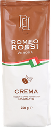Кофе молотый ROMEO ROSSI Crema натуральный жареный, 250г, детальное фото