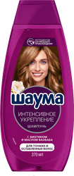 Шампунь для волос ШАУМА Интенсивное укрепление, 370мл, детальное фото
