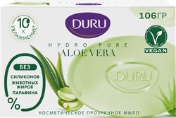 Мыло DURU CrystalL Hydro Pure Aloe Vera с алоэ вера, 106г, изображение