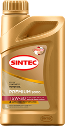 Масло моторное SINTEC Premium 9000 5W–30 A3/B4, 1л, фотография