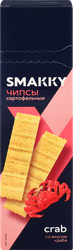 Чипсы картофельные SMAKKY со вкусом краба, 100г, картинка