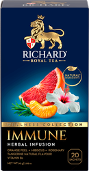 Напиток чайный RICHARD Immune, 30г, крупный план