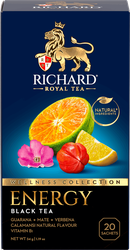 Чай черный RICHARD Energy Tea, 20пак, детальное фото