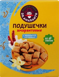 Подушечки безглютеновые DR. AMARANTH Амарантовые со вкусом ванили, 180г