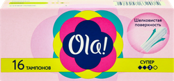Тампоны OLA! Super шелковистая поверхность, 16шт, фотография