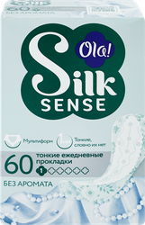 Прокладки ежедневные OLA! Silk sense Light тонкие стринг-мультиформ, 60шт, фото