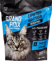 Корм сухой для кошек GRAND PRIX Limited&nbsp;Edition 6 видов рыб, 300г, изображение