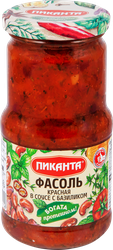 Фасоль красная ПИКАНТА в соусе с базиликом, 480г, фотография