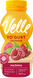 Продукт овсяный ферментированный питьевой VELLE Малина, 230г, фотография