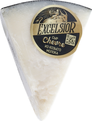 Сыр из козьего молока EXCELSIOR Chevre 50%, без змж, весовой, крупный план