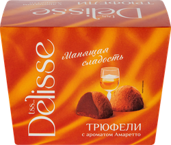 Конфеты DELISSE Трюфель с ароматом Амаретто, 175г, вид
