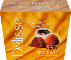 Конфеты DELISSE Трюфель с ароматом кофе, 175г, картинка