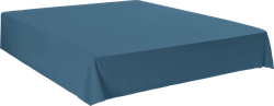 Простыня HOMECLUB 220x260см, синяя, поплин, Арт. HCP/S2226/Д3, детальное фото
