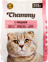 Корм сухой для кошек CHAMMY с говядиной, 350г, вид