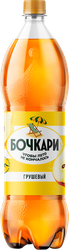 Напиток БОЧКАРИ Грушевый аромат сильногазированный, 1.3л, изображение