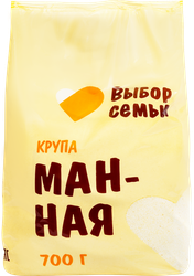 Крупа манная ВЫБОР СЕМЬИ Марка М, 700г, картинка