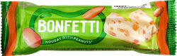 Батончик BONFETTI Нуга и арахис, 25г, фотография