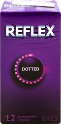 Презервативы REFLEX Dotted в смазке, 12шт