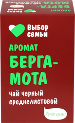 Чай черный ВЫБОР СЕМЬИ с ароматом Бергамота, среднелистовой, 100г, фотография