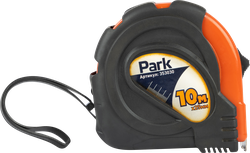 Рулетка PARK TM30-10025 10мx25мм, с фиксатором и прорезиненным корпусом, Арт. 353030, изображение