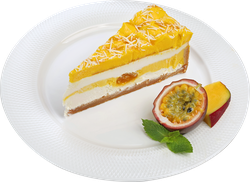 Торт Чизкейк манго‑маракуйя ЛЕНТА FRESH, 145г, картинка