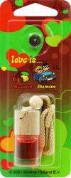 Ароматизатор воздуха подвесной MIODORE Love Is… Вишня-лимон/Кола-лимон, Арт. ARLV-3/ARLV-6, фотография