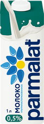 Молоко ультрапастеризованное PARMALAT 0,5%, без змж, 1000мл, фотография