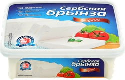 Сыр MLEKARA SABAC Сербская Брынза 45%, без змж, вес сыра 220г, 250г