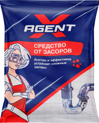 Средство от засоров AGENT X, 70г, крупный план