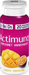 Продукт кисломолочный ACTIMUNO Манго, маракуйя 1,5%, без змж, 95г, картинка
