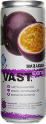 Напиток VAST EXOTIC Маракуйя газированный, 0.33л, вид