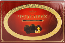 Конфеты САРАТОВСКАЯ КФ Чудо-орех с цельным фундуком, 190г, картинка
