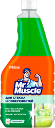 Средство чистящее для стекол и поверхностей MR MUSCLE Утренняя роса, сменная бутылка, 530мл, изображение