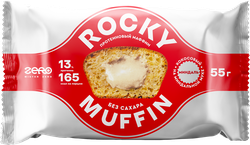 Маффин протеиновый MR.DJEMIUS ZERO Rocky Muffin Кокосовый с миндальной начинкой, без сахара, 55г, детальное фото