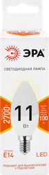 Лампа светодиодная ЭРА Std LED B35-11W-827-E14 11Вт свеча, теплый белый свет, Арт. Б0032980, фотография