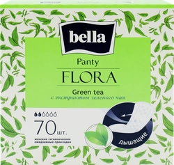 Прокладки BELLA Panty flora Green tea ежедневные, 70шт