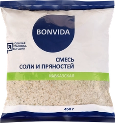 Соль BONVIDA Кавказская, с пряностями, 450г