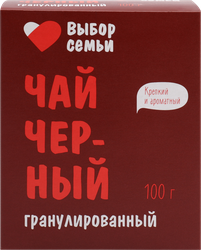Чай черный ВЫБОР СЕМЬИ байховый гранулированный, 100г, изображение