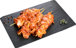 Шашлык из куриного мяса бедра в маринаде ЛЕНТА FRESH, детальное фото