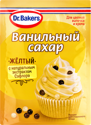 Ванильный сахар DR.BAKERS с желтым красителем, 8г, картинка