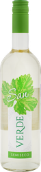 Вино SAN VERDE ординарное белое полусухое, 0.75л, изображение