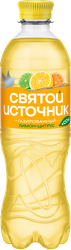 Вода+Сок СВЯТОЙ ИСТОЧНИК Лимон-цитрус, газированная, 0.5л, картинка