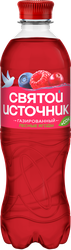 Вода+Сок СВЯТОЙ ИСТОЧНИК Лесные ягоды, газированная, 0.5л, вид