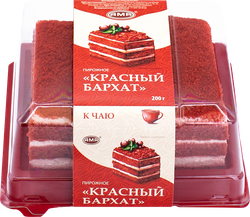 Пирожное АМА Красный бархат, 200г, фото