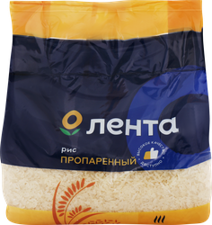 Рис длиннозерный ЛЕНТА пропаренный, высший сорт, 2кг, крупный план