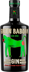 Джин GREEN BABOON 40%, 0.7л, крупный план