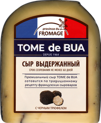 Сыр полутвердый TOME DE BUA с черным трюфелем 41%, без змж, 200г, фото