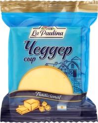 Сыр LA PAULINA Чеддер 48%, без змж, 180г