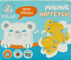 Наггетсы тресковые POLAR Медвежонок, в панировке, 300г, картинка