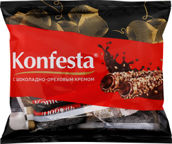 Конфеты KONFESTA с шоколадно-ореховой начинкой, глазированные, 180г, фото
